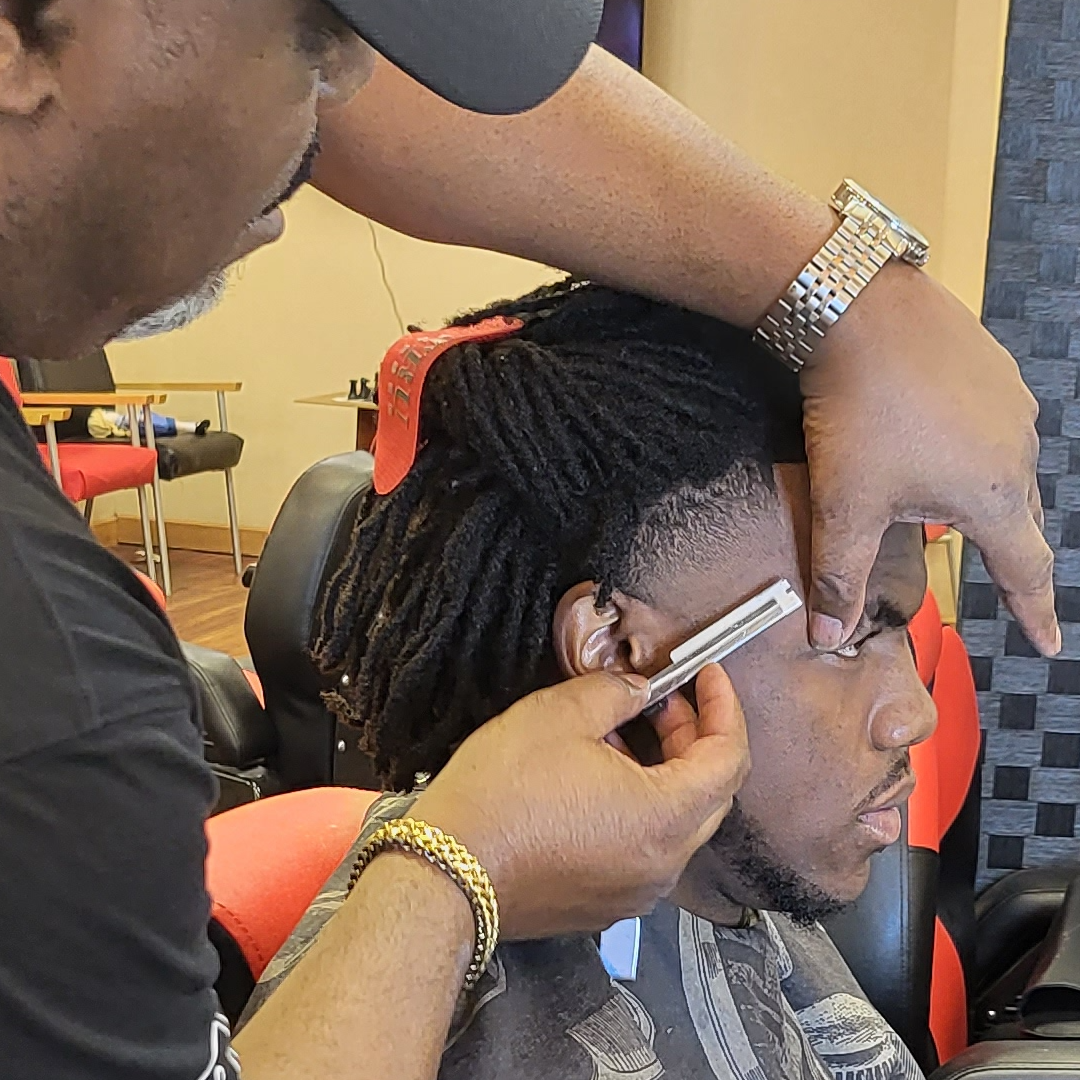 The Fade Doctor at work